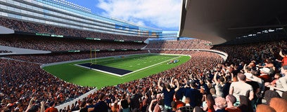 Seat view from Upper Level Grandstand