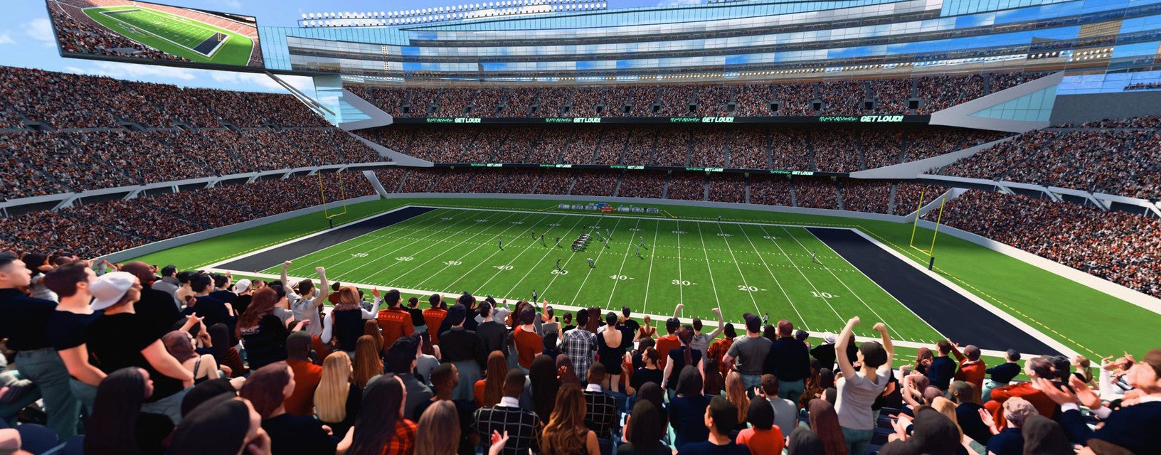 Seat view from Upper Level Grandstand