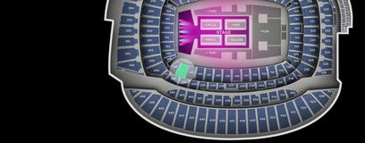 Seat view from Lower Level Corner Mezzanine
