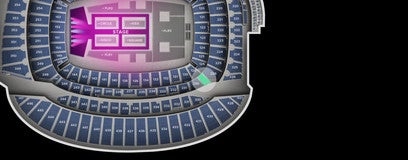 Seat view from Upper Level Grandstand