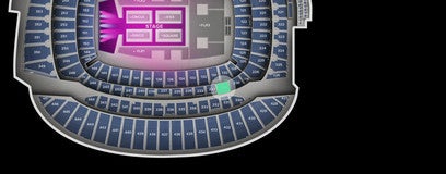 Seat view from Lower Level Mezzanine