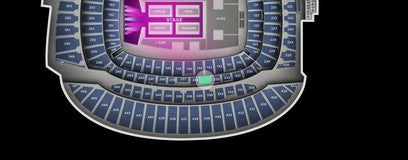 Seat view from Lower Level Mezzanine