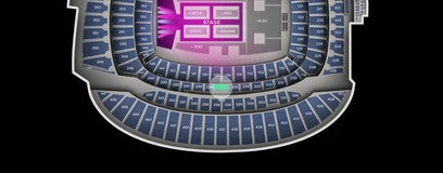 Seat view from Lower Level Mezzanine