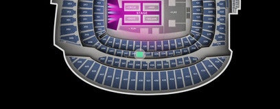 Seat view from Lower Level Mezzanine