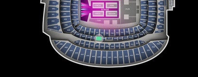 Seat view from Lower Level Mezzanine