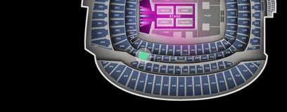 Seat view from Lower Level Mezzanine