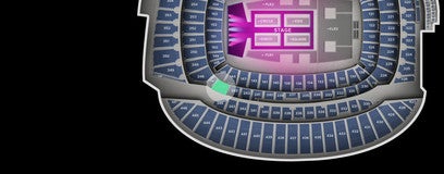 Seat view from Upper Level Grandstand