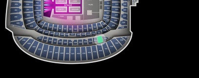 Seat view from Upper Level Grandstand Two