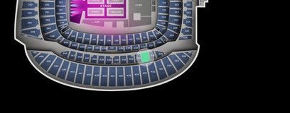 Seat view from Upper Level Grandstand Two