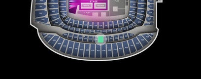 Seat view from Upper Level Grandstand