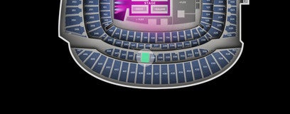 Seat view from Upper Level Grandstand