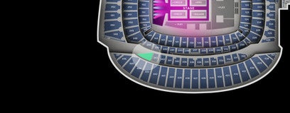 Seat view from Upper Level Grandstand Two