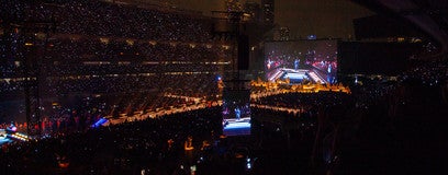 Seat view from Club