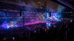 Seat view from Club