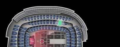 Seat view from Club