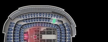 Seat view from Club