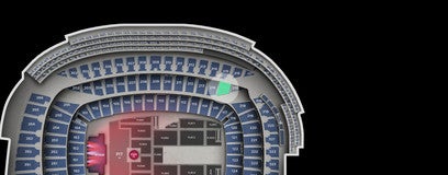 Seat view from Club