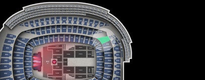 Seat view from Club