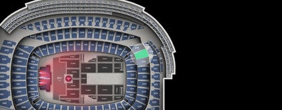 Seat view from Club