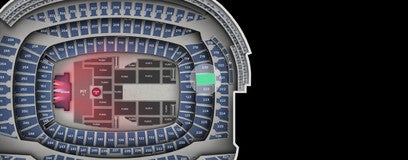 Seat view from Club