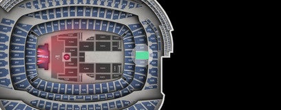 Seat view from Club