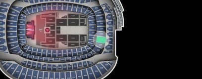 Seat view from Club