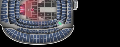 Seat view from Club