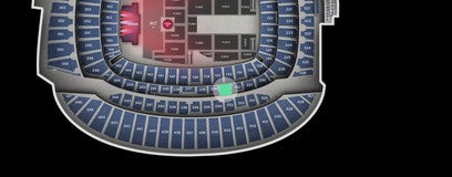 Seat view from Club