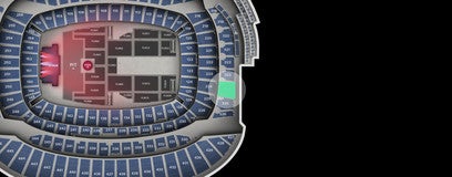 Seat view from Middle
