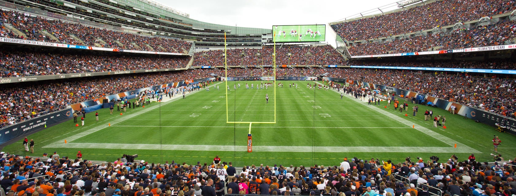 Seat view from Middle Endzone