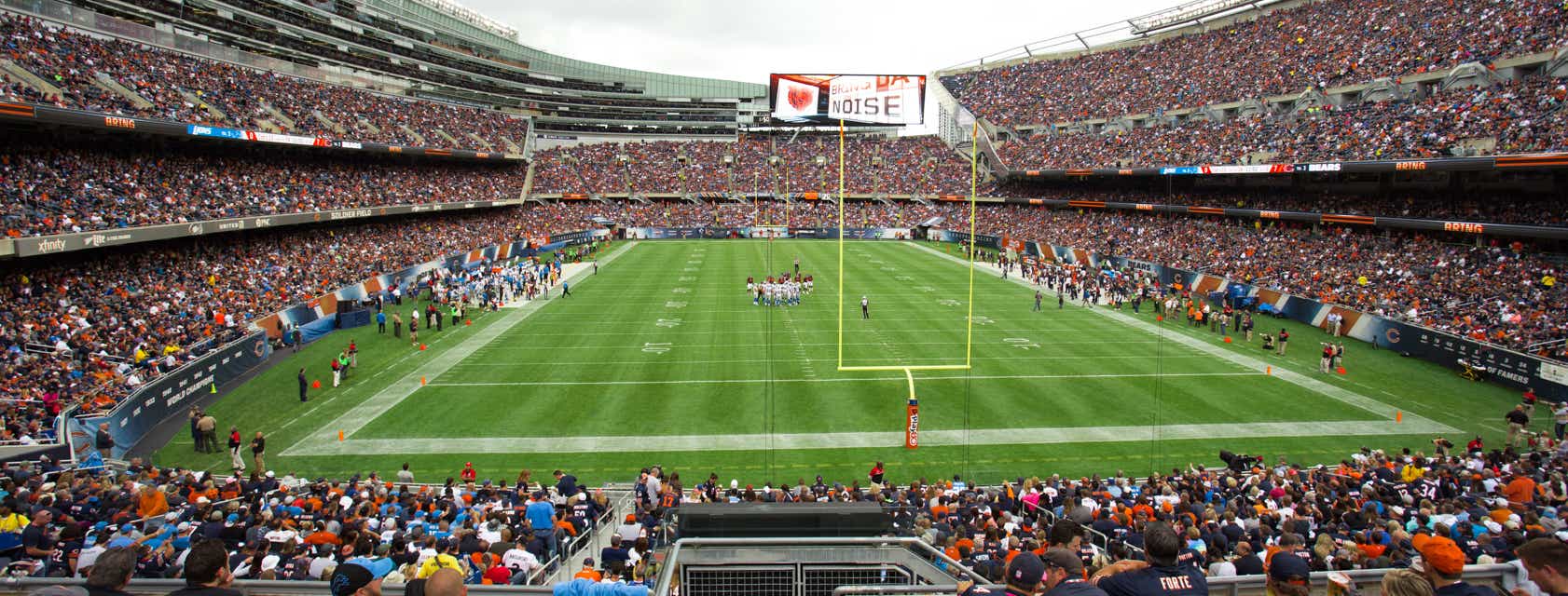 Seat view from Middle Endzone