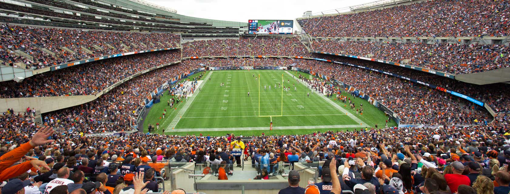 Seat view from Middle Endzone