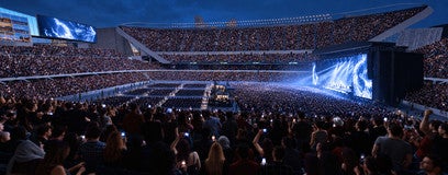 Seat view from Club