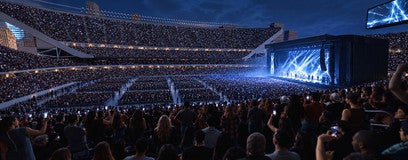 Seat view from Club