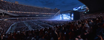 Seat view from Club