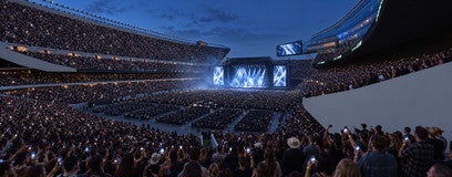 Seat view from Club