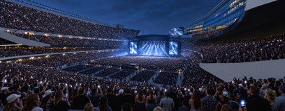 Seat view from Club