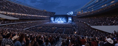 Seat view from Club