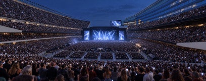 Seat view from Club