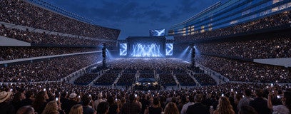 Seat view from Club