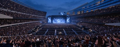 Seat view from Club