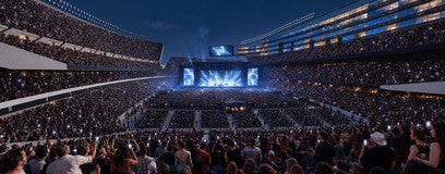 Seat view from Club
