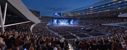 Seat view from Club