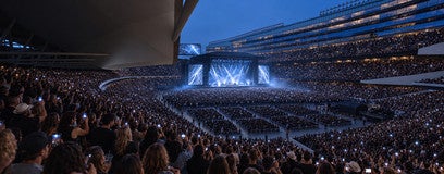 Seat view from Club