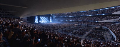 Seat view from Club