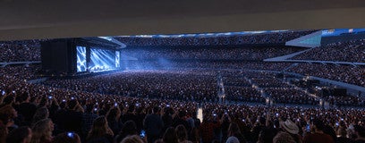 Seat view from Club