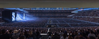 Seat view from Club