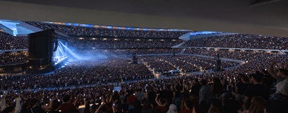 Seat view from Club