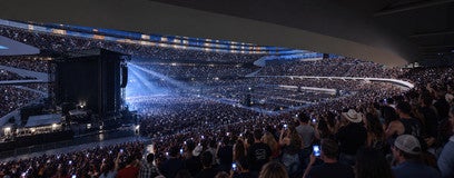 Seat view from Club