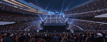 Seat view from Club